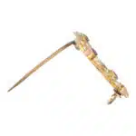 Vintage Amethyst and Seed Pearl Brooch