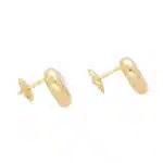 Vintage Chopard Happy Diamonds Heart Stud Earrings