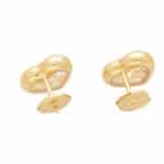 Vintage Chopard Happy Diamonds Heart Stud Earrings