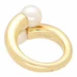 Vintage Cartier Pearl Bypass Ring