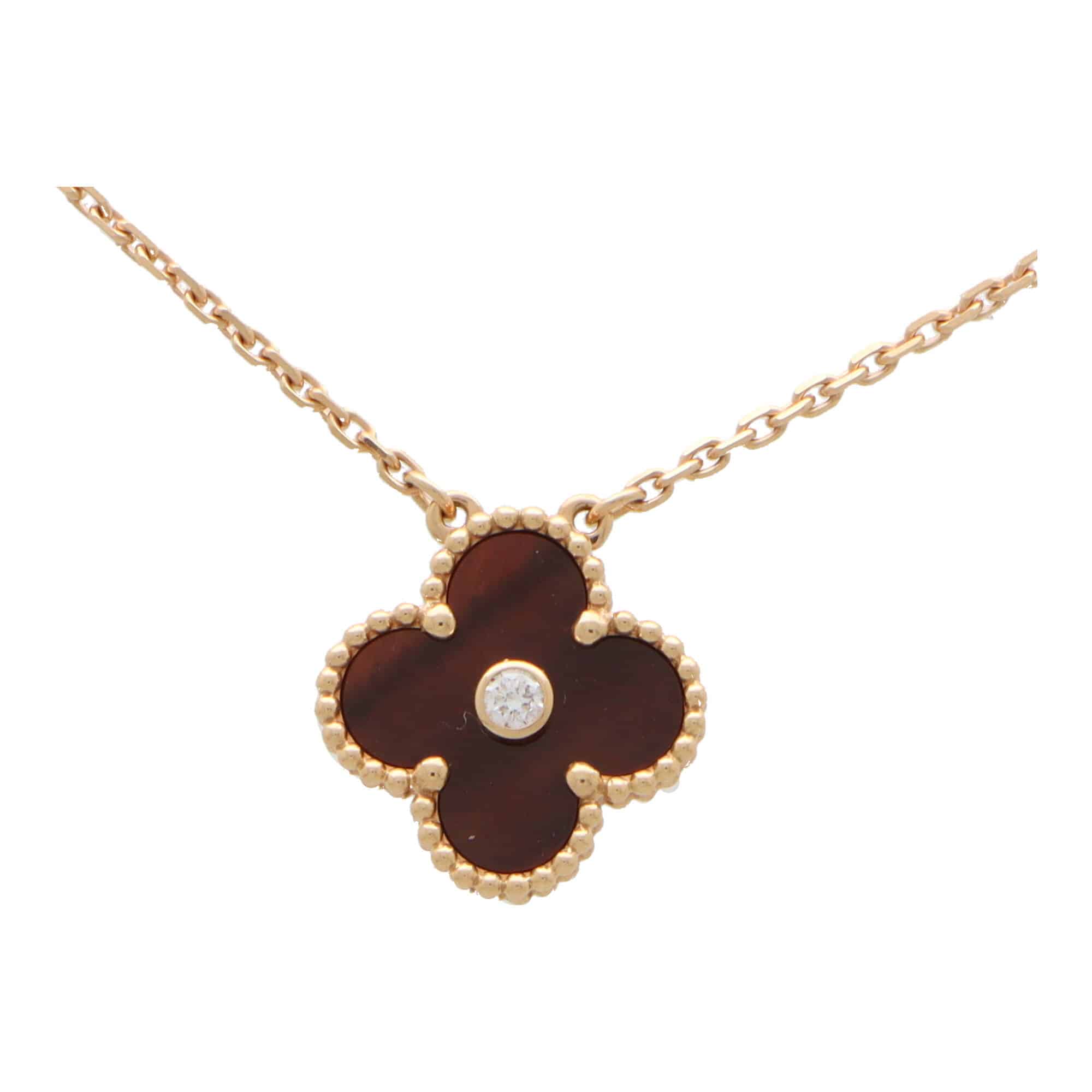 Vintage Van Cleef Arpels Limited Edition Alhambra Necklace at