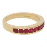 Ruby Half Eternity Ring