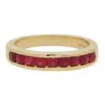 Ruby Half Eternity Ring