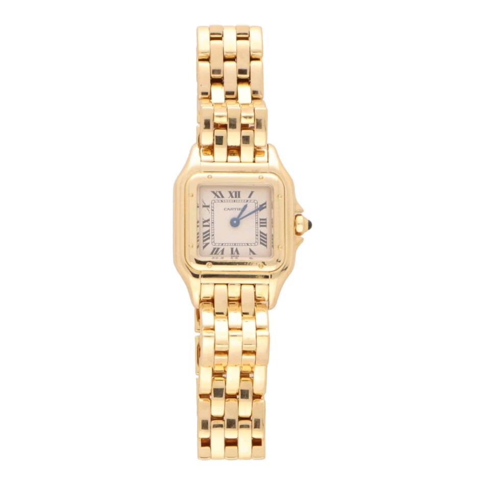 Vintage Cartier Panthere Yellow Gold Watch