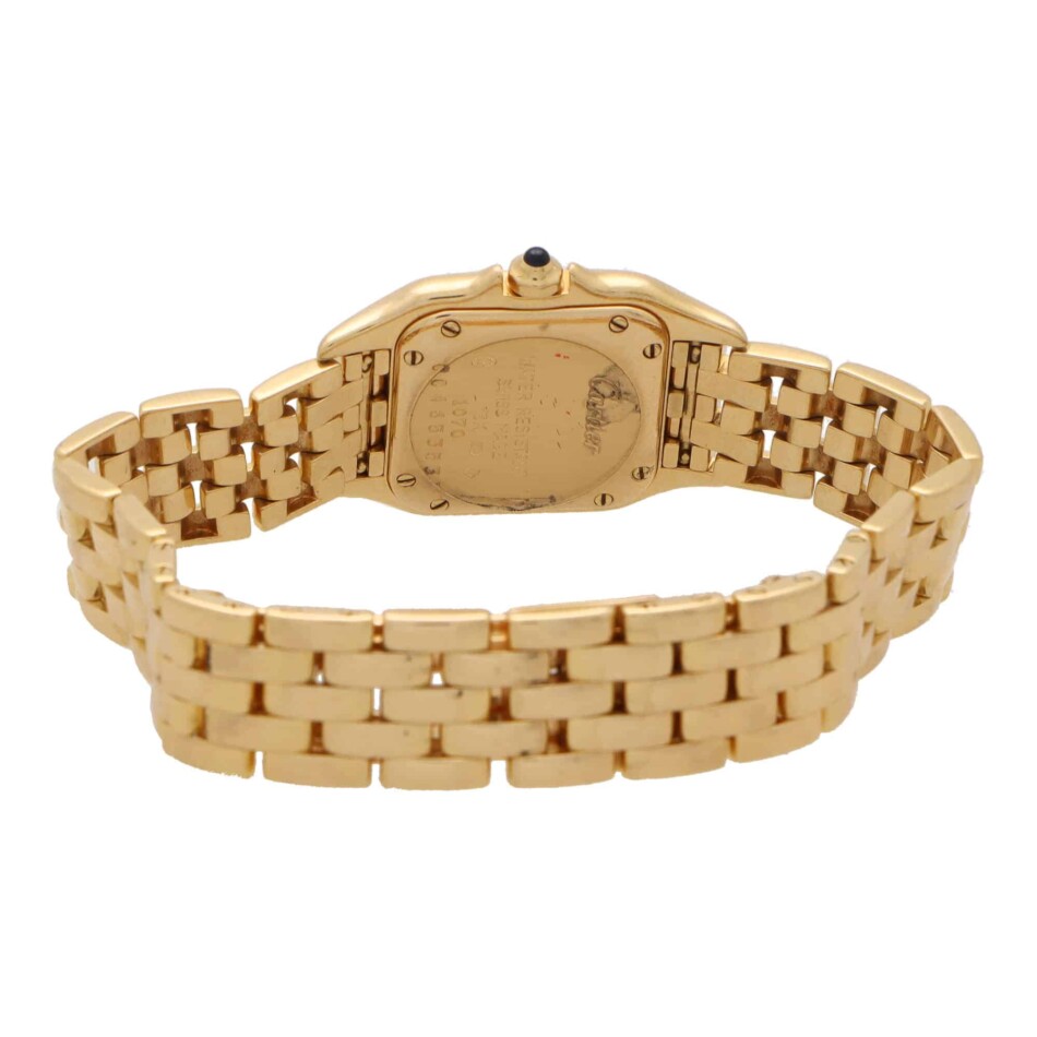 Vintage Cartier Panthere Yellow Gold Watch