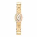 Vintage Cartier Baignoire Mini Diamond and Gold Dress Watch