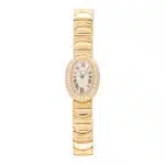 Vintage Cartier Baignoire Mini Diamond and Gold Dress Watch