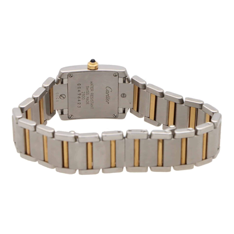 Vintage Cartier Yellow Gold and Steel Tank Francaise Watch