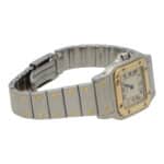 Vintage Cartier Sanots Galbee 24mm Steel and Gold Watch