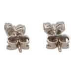 Diamond Heart Stud Earrings