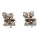 Diamond Heart Stud Earrings