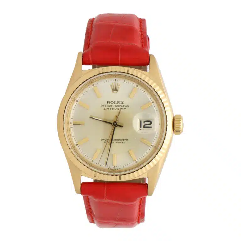 Vintage 1964 18k Gold Rolex Oyster Perpetual Datejust Watch