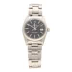 Vintage 1981 Black Dial Rolex Oyster Perpetual Datejust Watch