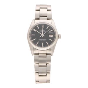 Vintage 1981 Black Dial Rolex Oyster Perpetual Datejust Watch
