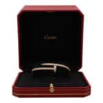 Vintage Cartier Diamond Juste Un Clou Bangle in Rose Gold, 17