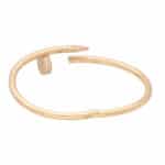 Vintage Cartier Diamond Juste Un Clou Bangle in Rose Gold, 17