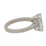 GIA Certified Emerald Cut Diamond Ring