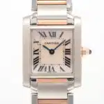 Vintage Cartier Tank Francaise Rose Gold & Mother of Pearl Watch