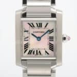 Vintage Cartier Tank Francaise Mother of Pearl Watch
