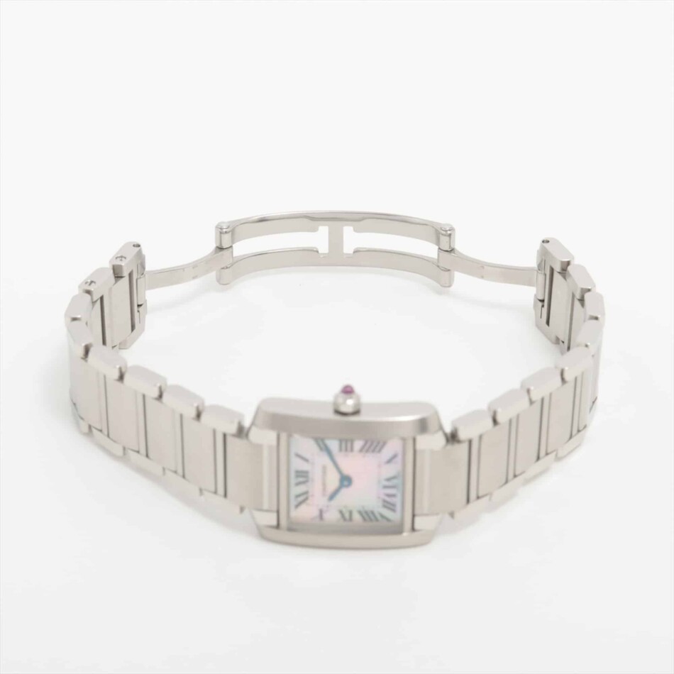 Vintage Cartier Tank Francaise Mother of Pearl Watch
