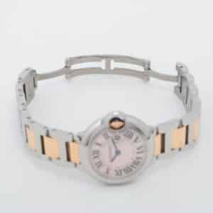 Vintage Cartier Ballon Bleu Pink Mother of Pearl Watch, 3009