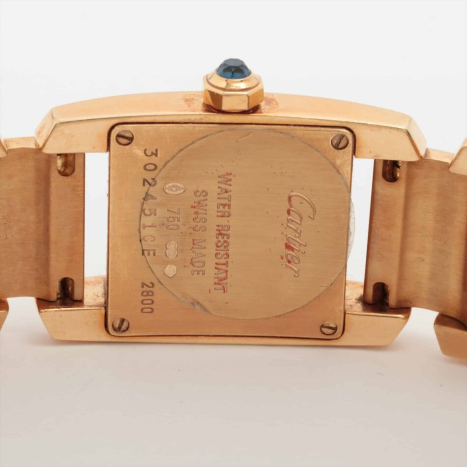 Vintage Cartier Tankissime Yellow Gold Watch, 2800