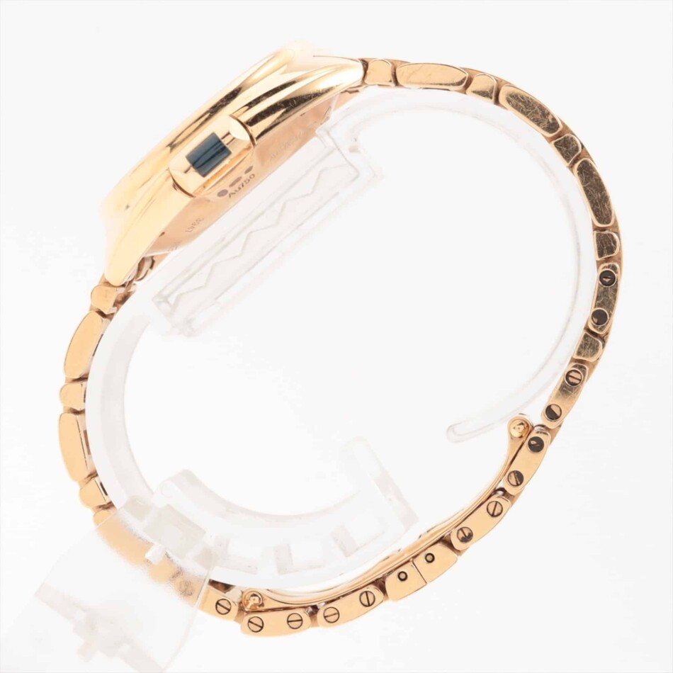 Vintage Cle de Cartier Rose Gold and Diamond Automatic Watch