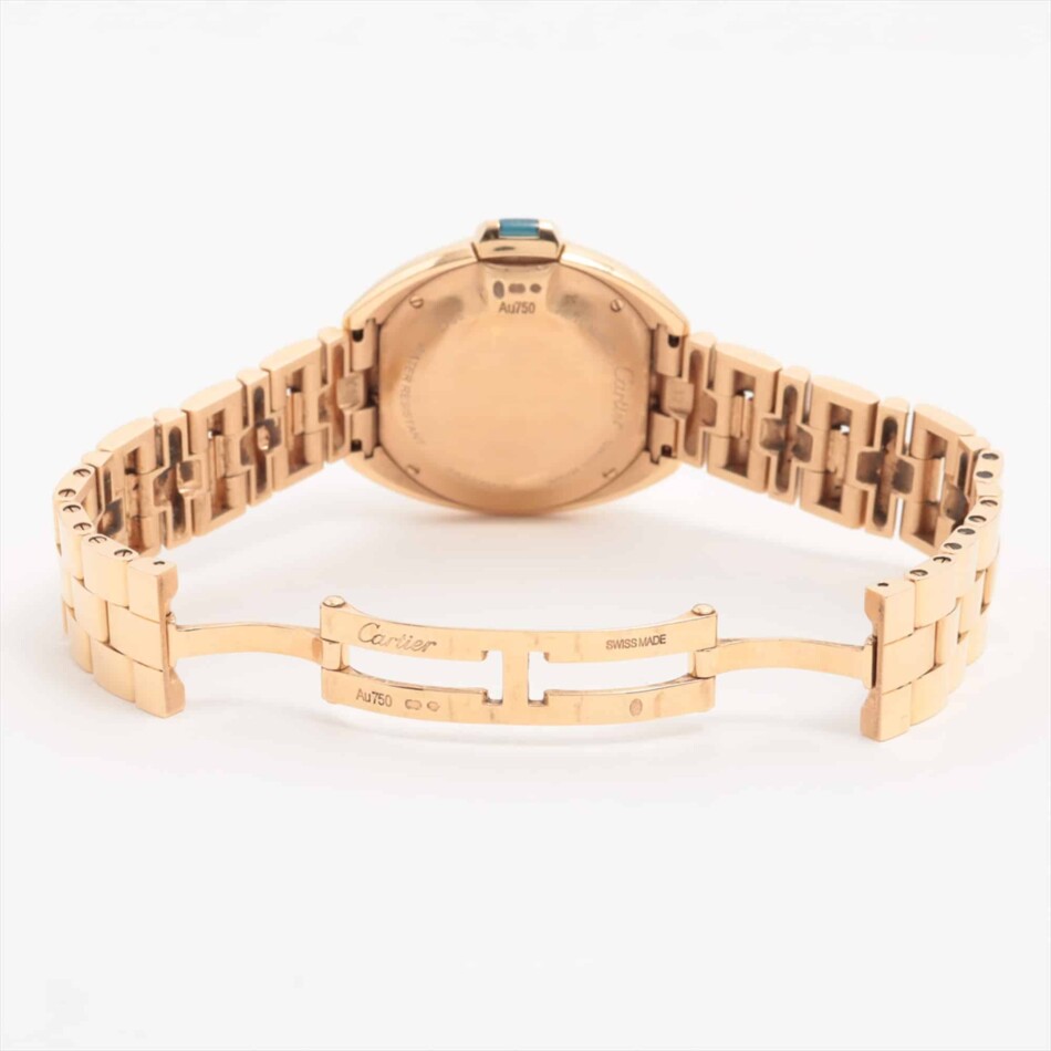 Vintage Cle de Cartier Rose Gold and Diamond Automatic Watch