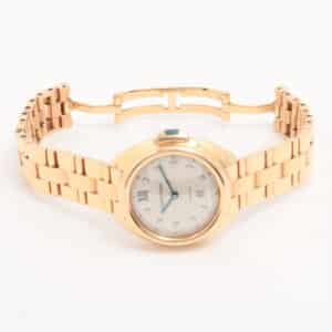 Vintage Cle de Cartier Rose Gold and Diamond Automatic Watch