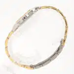 Vintage Cartier Panthere 27mm Gold and Steel Watch with Date