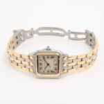 Vintage Cartier Panthere 27mm Gold and Steel Watch with Date