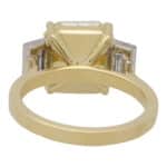 GIA Certified Natural Fancy Yellow Radiant Cut Diamond Ring