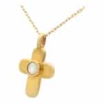 Vintage Van Cleef & Arpels Mother of Pearl Cross Pendant