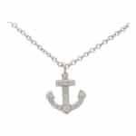 Vintage Tiffany & Co. Diamond Anchor Necklace