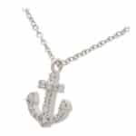 Vintage Tiffany & Co. Diamond Anchor Necklace