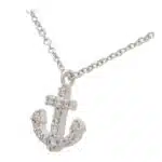 Vintage Tiffany & Co. Diamond Anchor Necklace