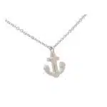 Vintage Tiffany & Co. Diamond Anchor Necklace