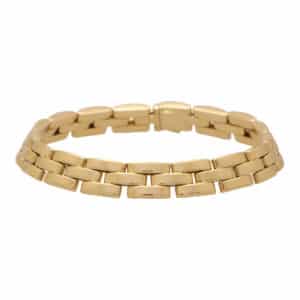 Vintage Cartier Maillon Panthère Three Row Bracelet