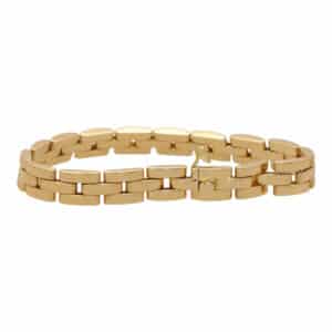 Vintage Cartier Maillon Panthère Three Row Bracelet