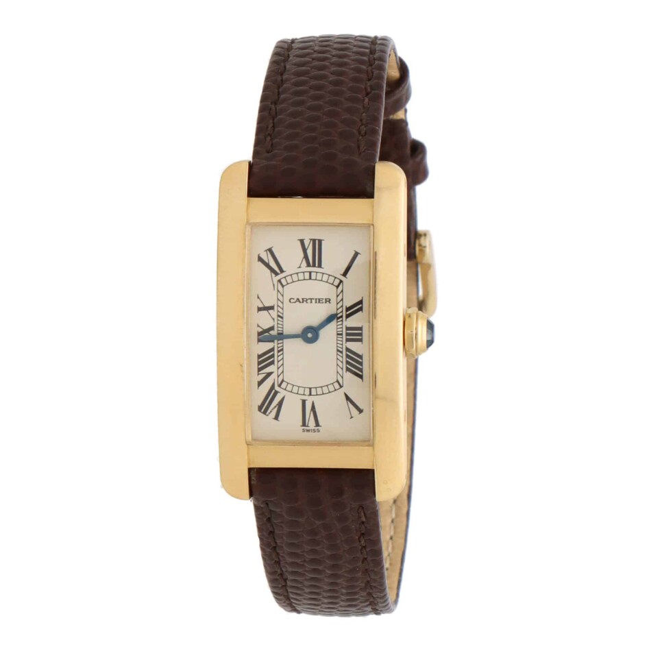 Vintage Cartier Tank Americaine in White Gold, 1710