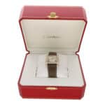 Vintage Cartier Tank Anglaise White Gold 30mm Watch