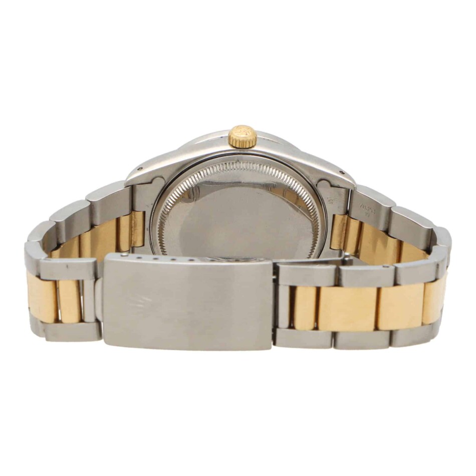 Vintage 1992 Afterset Diamond Rolex Oyster Perpetual Date Watch