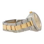 Vintage 1992 Afterset Diamond Rolex Oyster Perpetual Date Watch