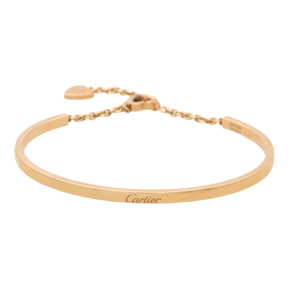 Vintage Cartier Mon Amour Heart Torque Bangle