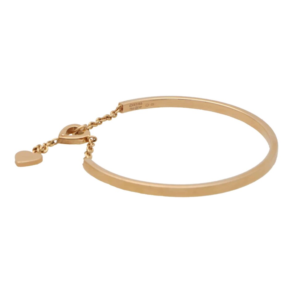 Vintage Cartier Mon Amour Heart Torque Bangle