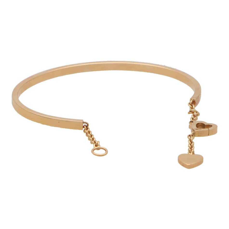 Vintage Cartier Mon Amour Heart Torque Bangle