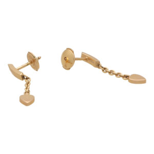 Vintage Cartier 'Mon Amour' Heart Drop Earrings