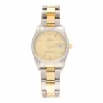Vintage 1992 Afterset Diamond Rolex Oyster Perpetual Date Watch