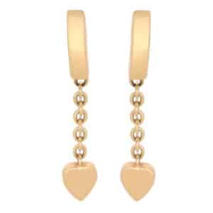 Vintage Cartier 'Mon Amour' Heart Drop Earrings