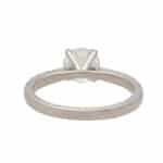 Contemporary GIA Certified 1ct Diamond Ring